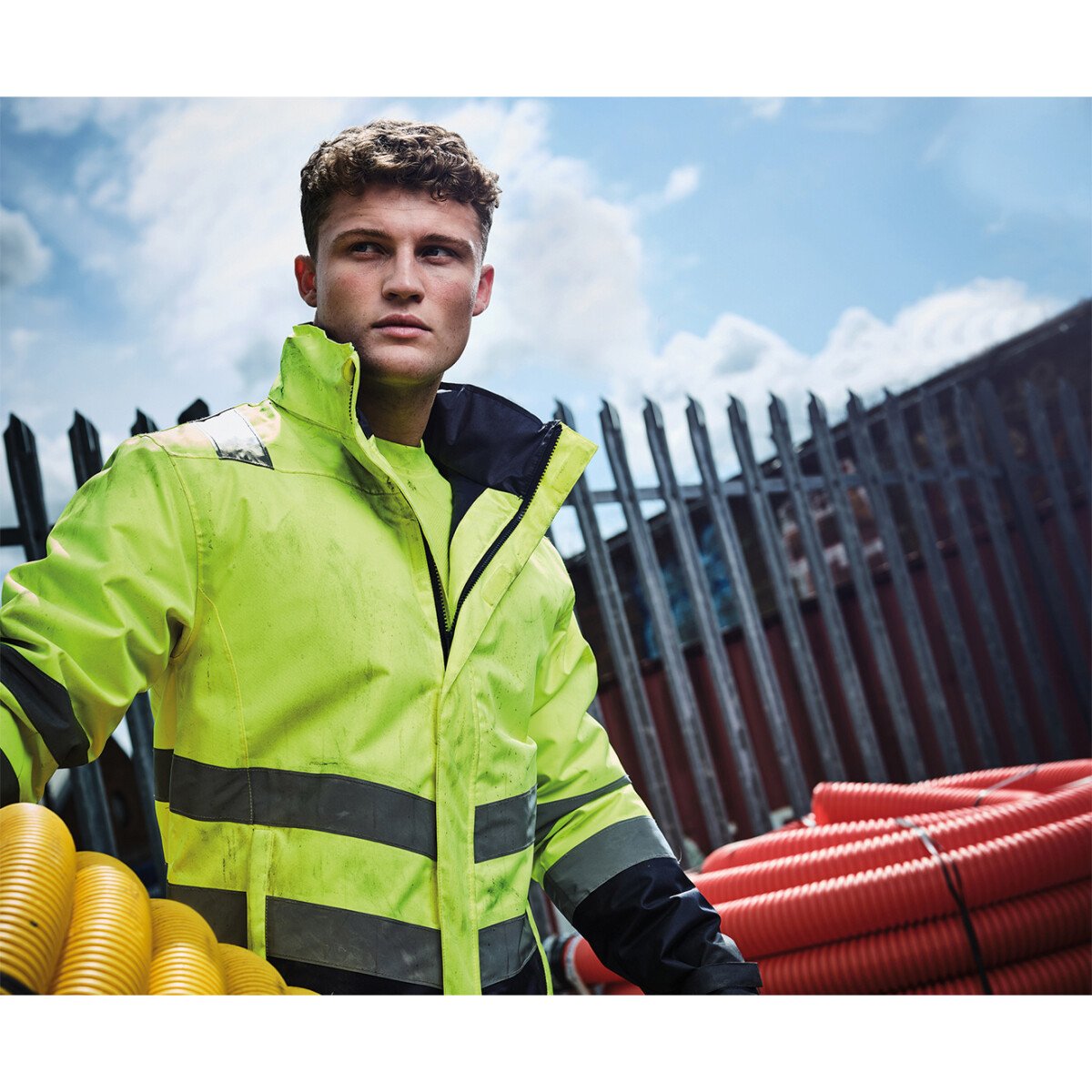Regatta TRA219 Pro Hi-Vis Insulated Parka Jacket