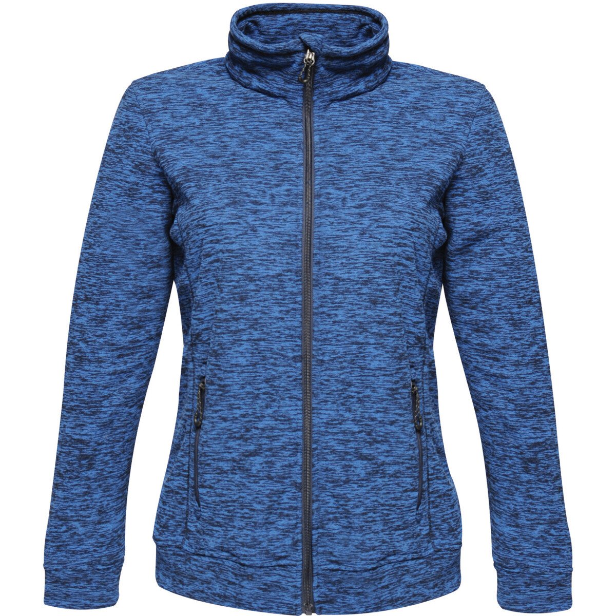 Regatta TRF604 Ladies Thornly Full Zip Marl Fleece-14-Green
