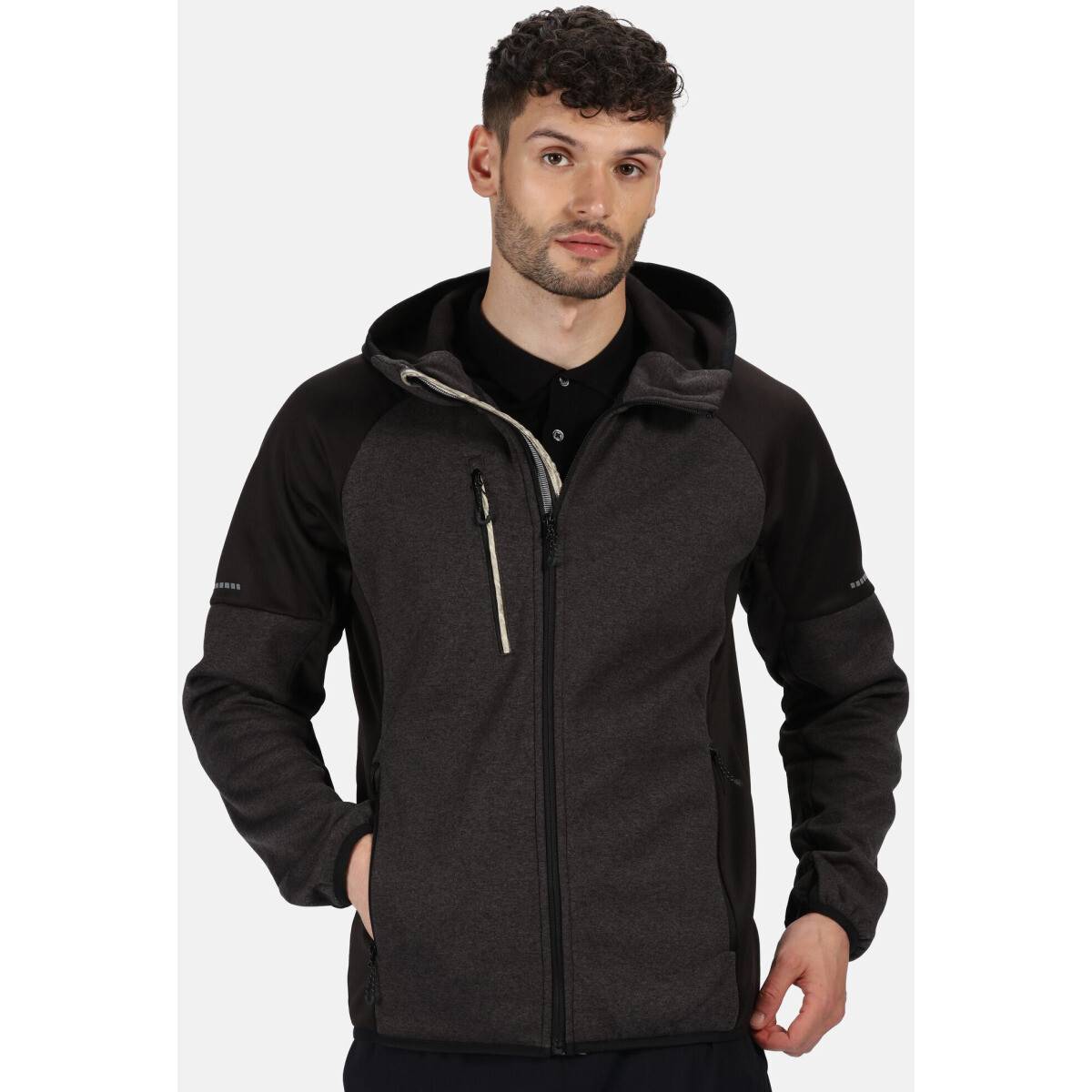 Regatta TRF620 X Pro Coldspring II Hybrid Performance Stretch Hooded Fleece Jacket