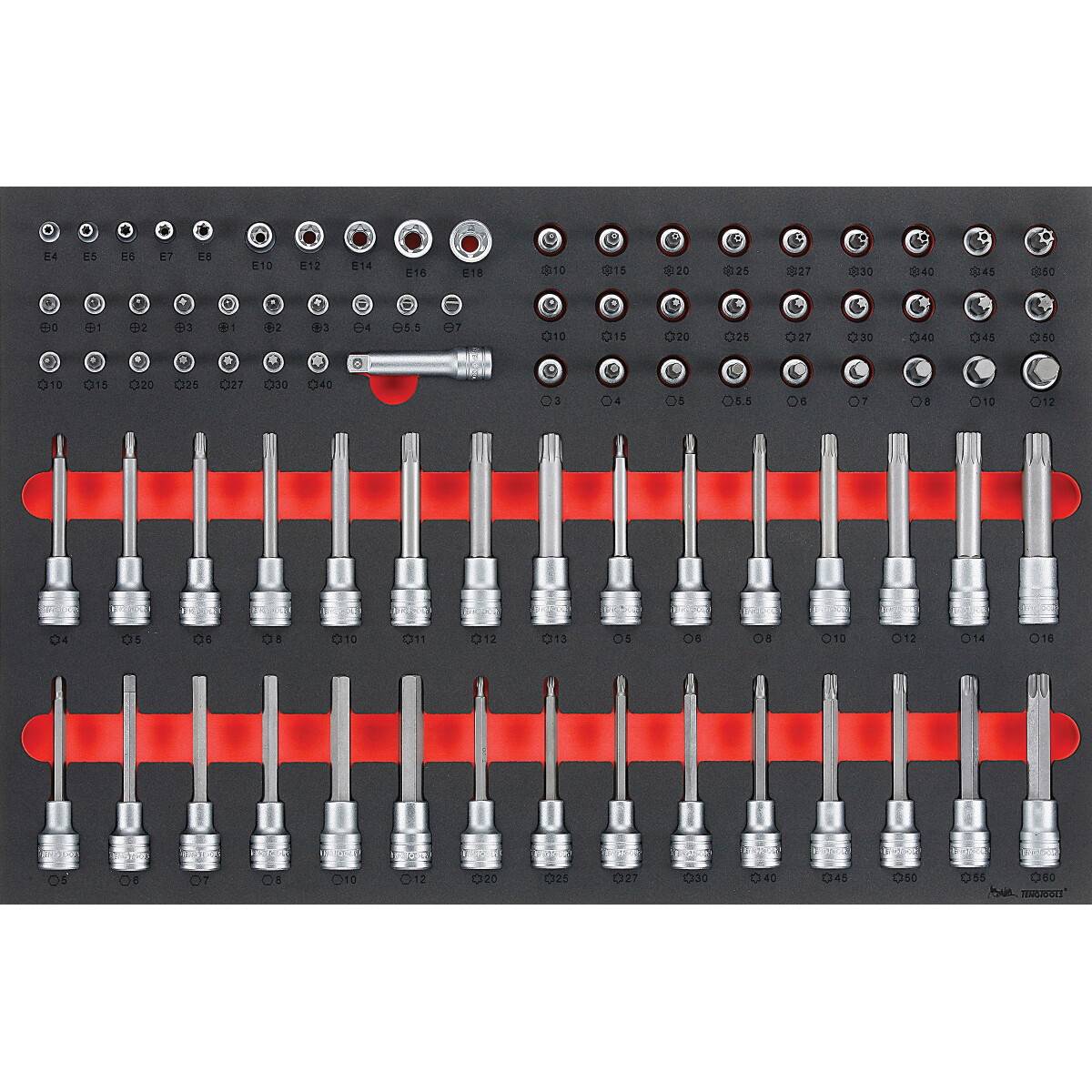 Teng Tools Ttesk85 85 Piece 1 4 3 8 1 2 Drive Eva Socket Set From Lawson His