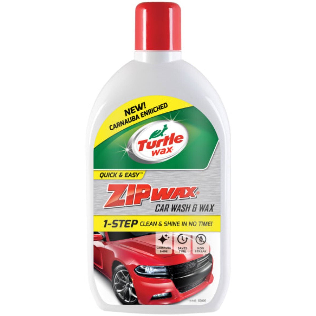 Turtle Wax 52820 Zip Wax Car Wash and Wax 1 Litre TWX52820