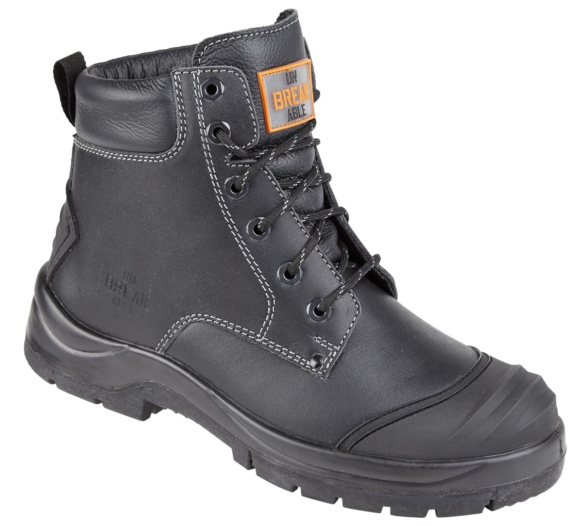Unbreakable 8103 Trench-Pro Black Leather Safety Ankle Boot S3 SRC