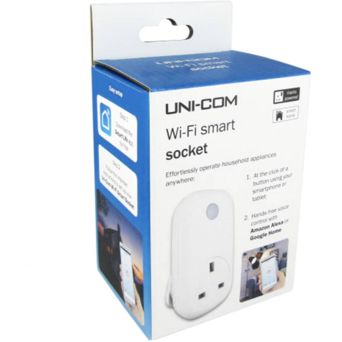 UNI-COM 4 Pack Remote Control Sockets for UK Plug 13 AMP