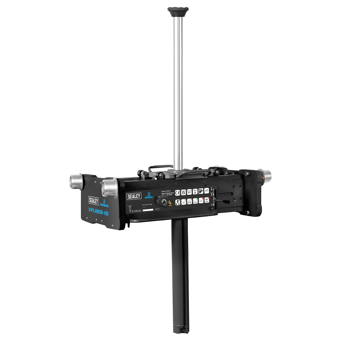 Sealey VPJ15S-1S Viking Pit Jack 15 Tonne Single Ram High Lift
