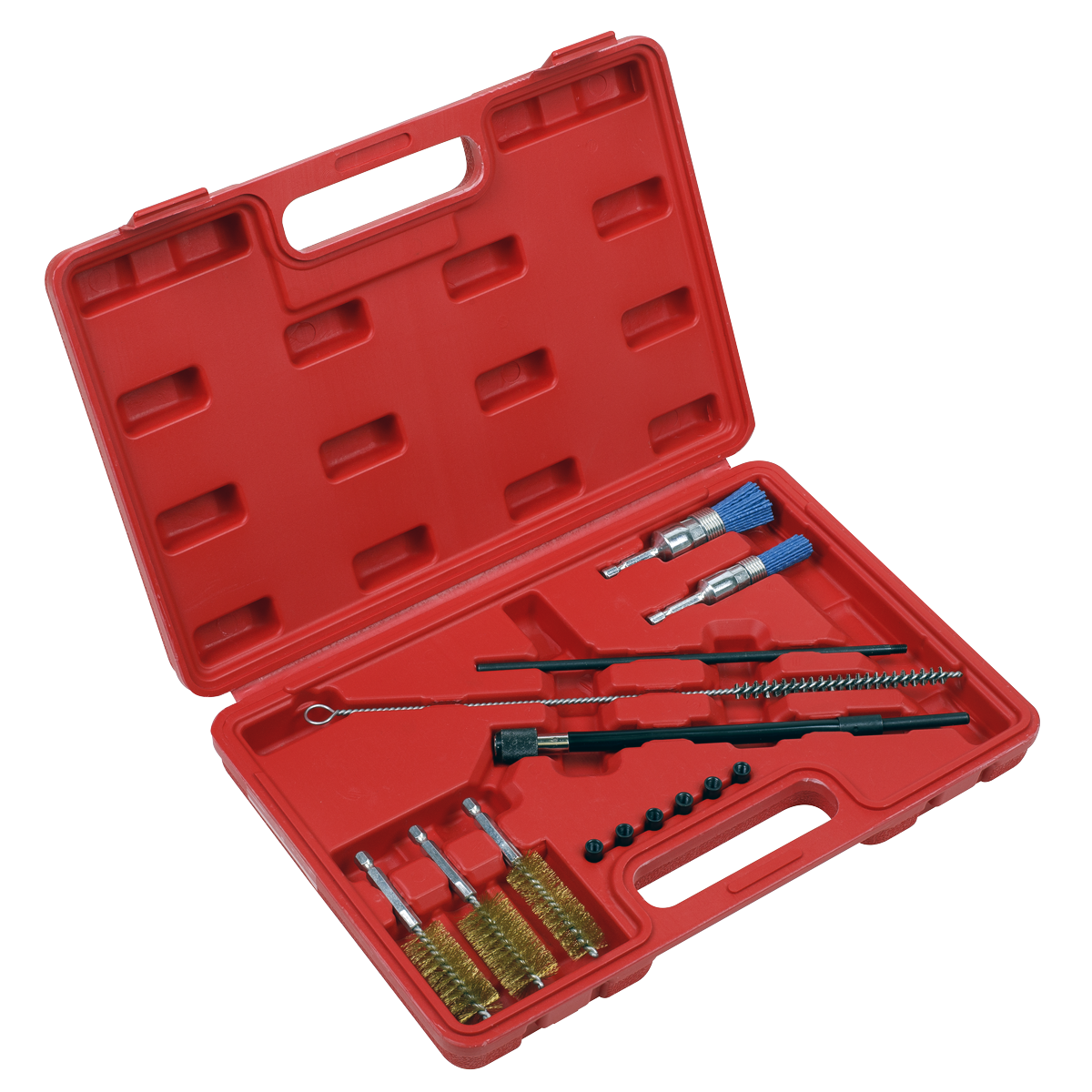 Sealey VS1900 Cleaning Brush Set Injector Bore 14pc