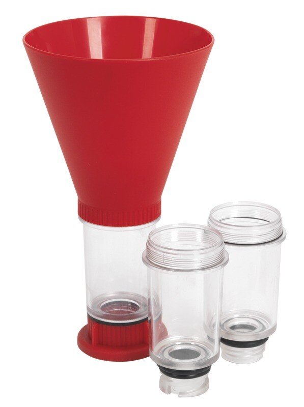 Sealey VS7101 Engine Oil Funnel 4pc - BMW, Fiat, Ford, Mazda, Mercedes, Toyota/Lexus, VAG