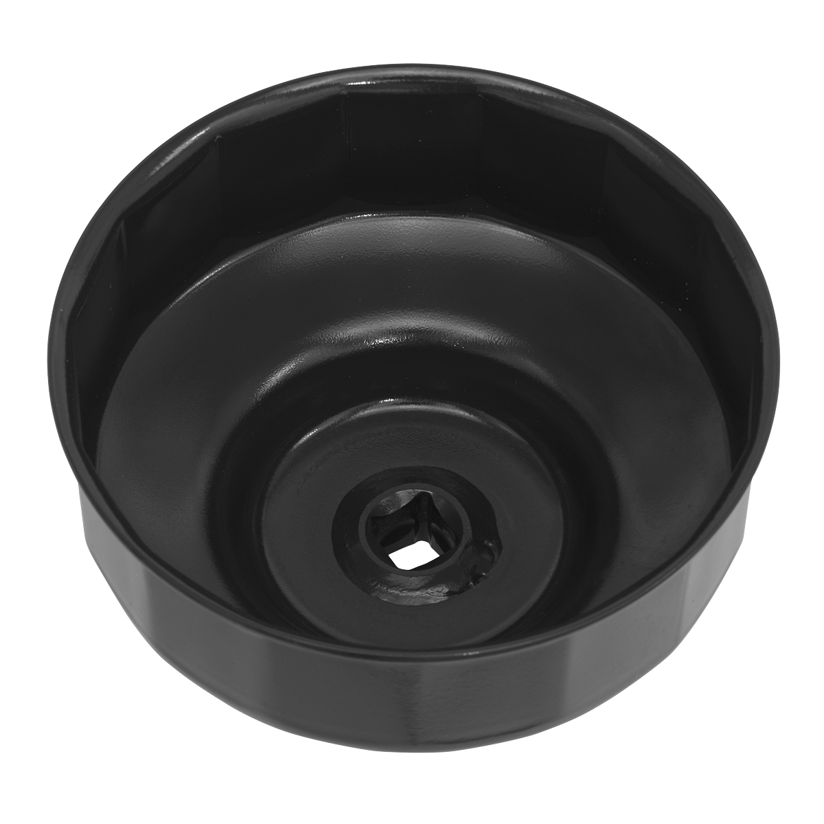 Sealey VS7120 Oil Filter Cap Wrench ø90mm x 15 Flutes - Jaguar/Land Rover