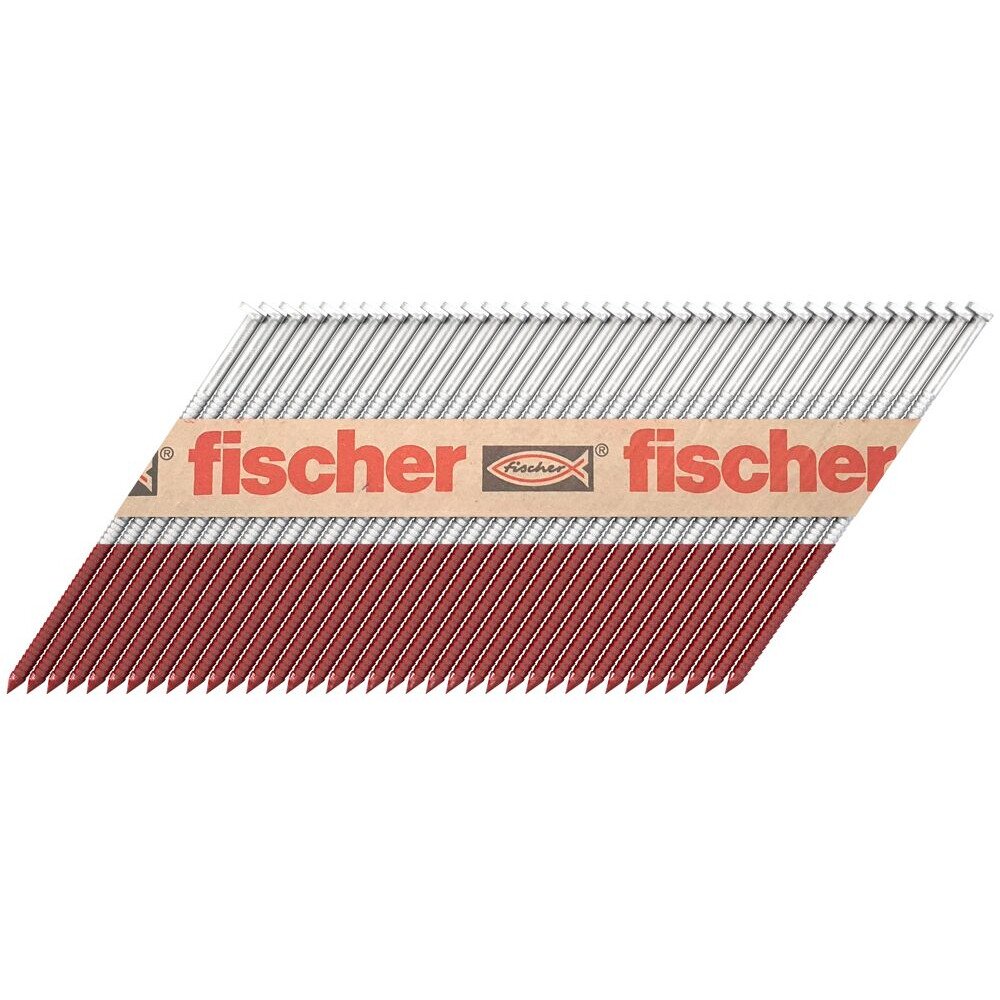 Fischer 558083 Gvz Nails With Ring Shank FF NP 63x3.1mm Ring Galv Pack x 2,200 Nails ( NO FUEL CELL)