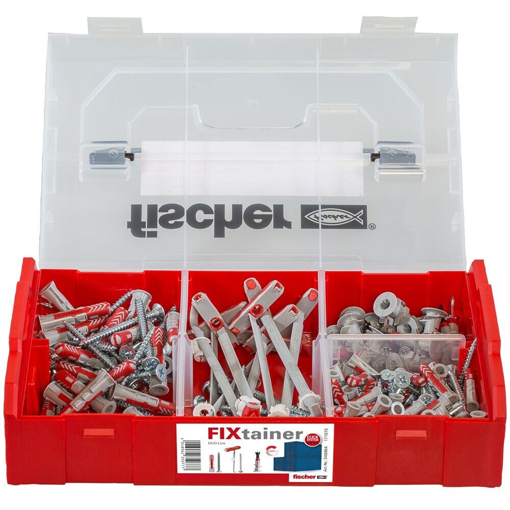 Fischer 548864 FixTainer DuoLine (181 parts)