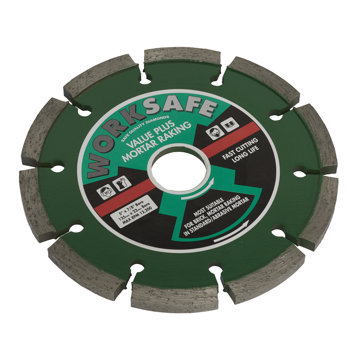 Worksafe WDVP125 Value Plus Diamond Blade 125 x 22mm