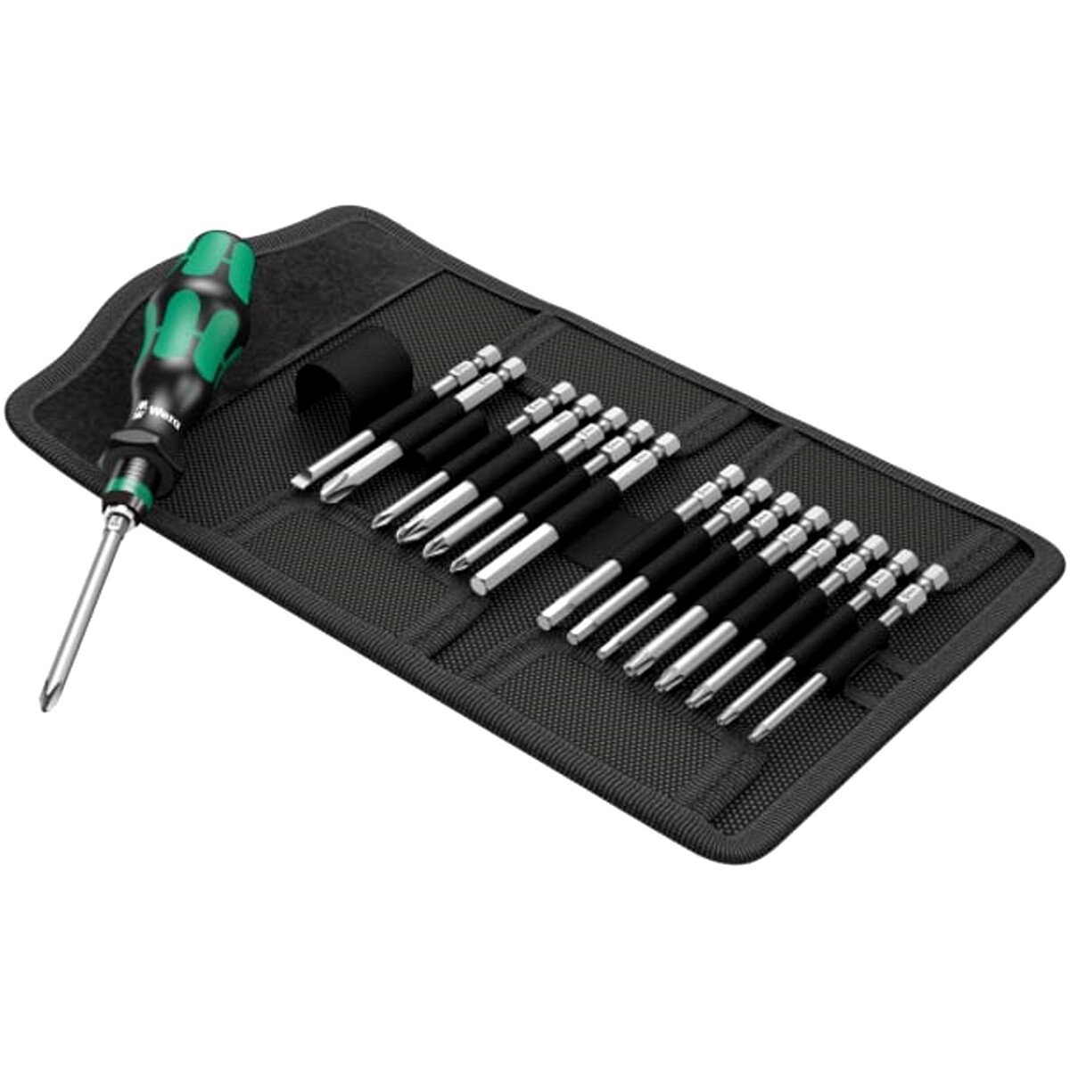 Wera 05059295001 Kompakt 60 Screwdriver Specialist Bit Holding Kit 17 Piece in Pouch WER059295