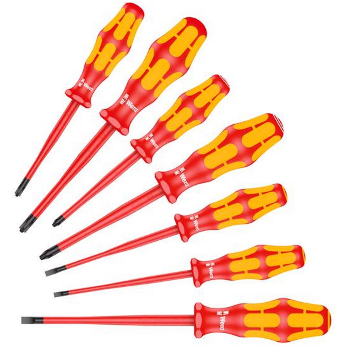 Wera 160iSS 7 Kraftform Plus VDE Screwdriver Set 05135961001 from