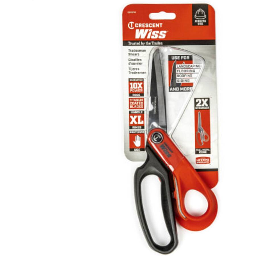 Wiss CW10TM Heavy Duty Tradesman Shears 254mm 10in WISCW10TM