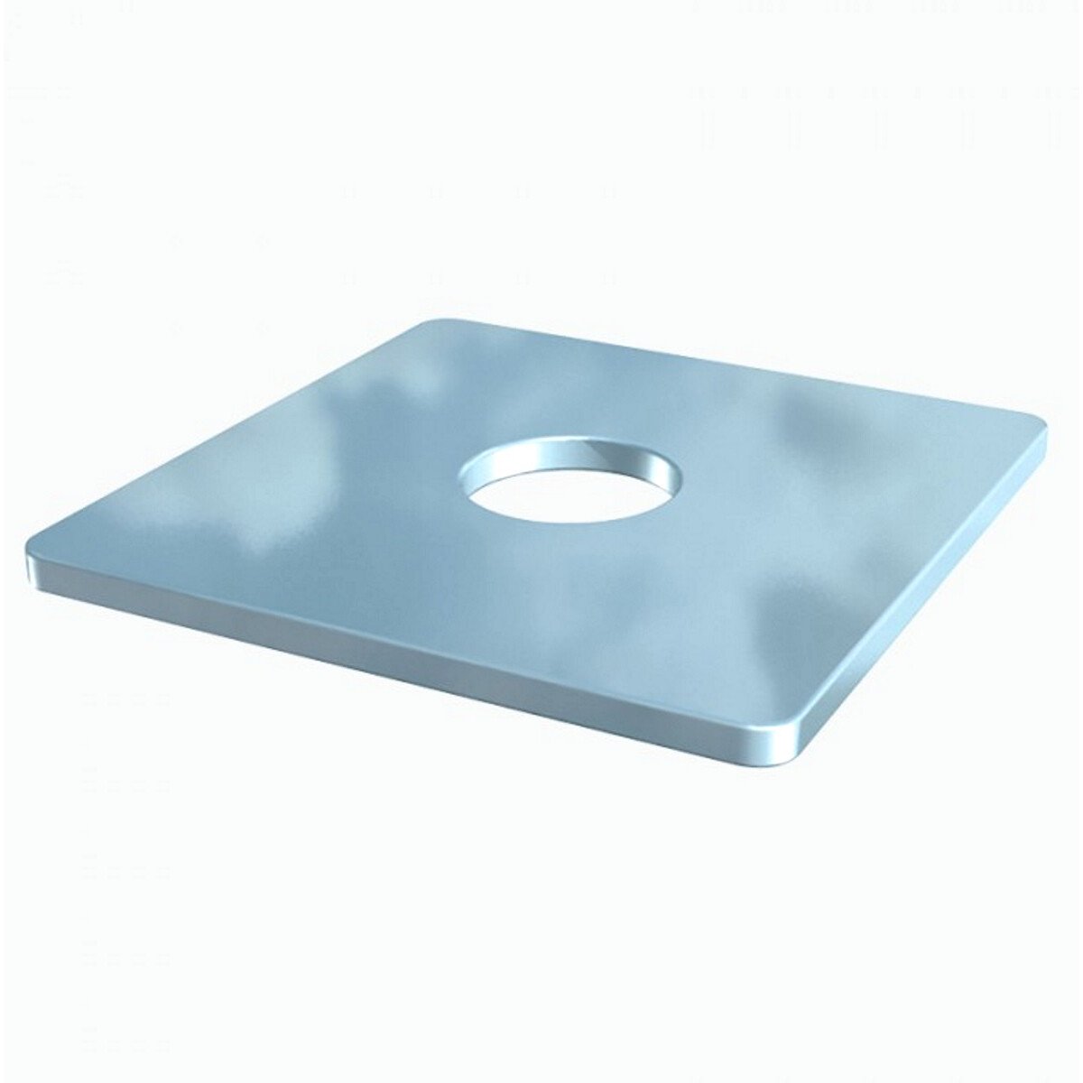 Timco WS8405Z Square Plate Washer - BZP M8 x 40 x 40 x 5 (Box of 100)