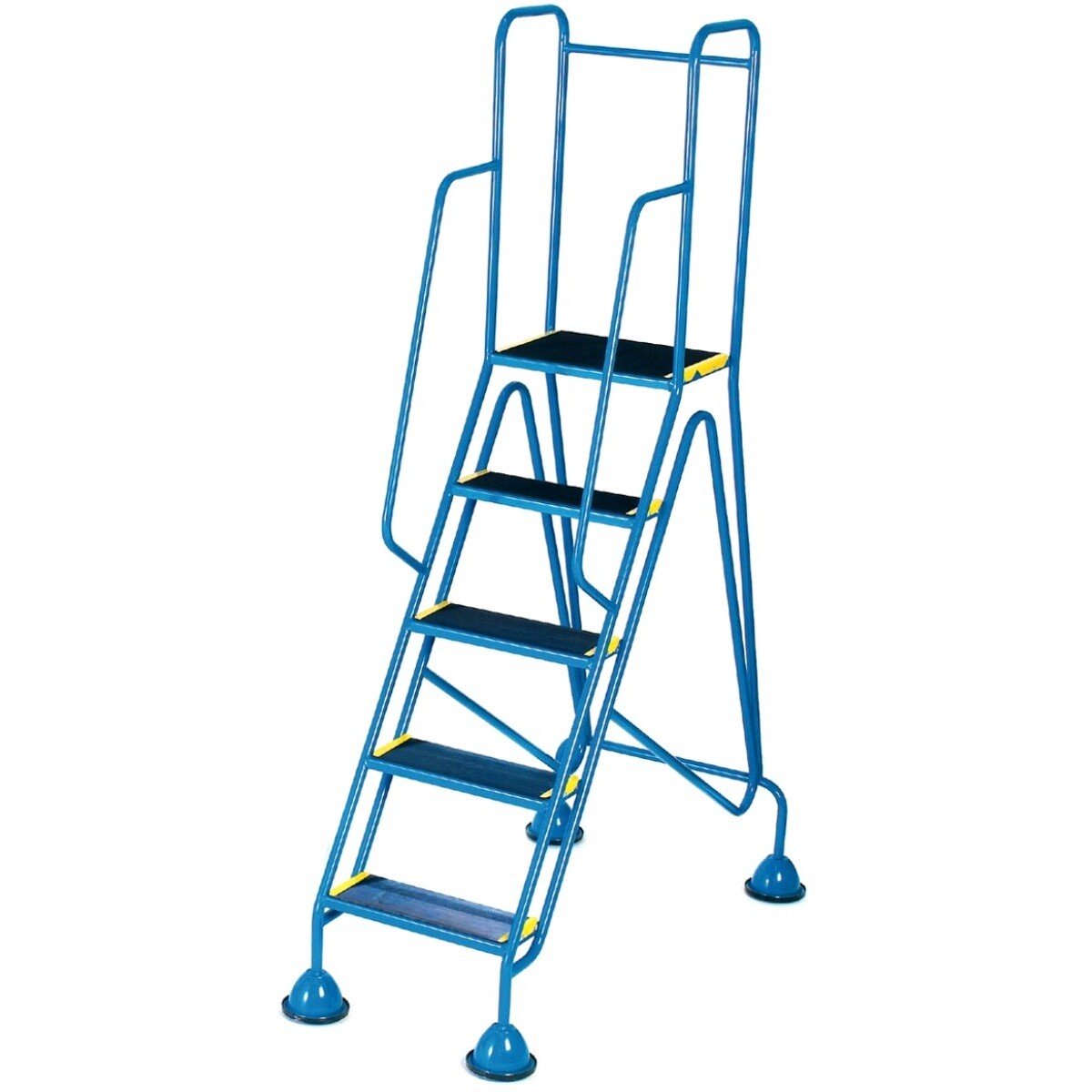 Fort WS515 Blue Mobile 5 Step AntiSlip Tread Step Ladder Full