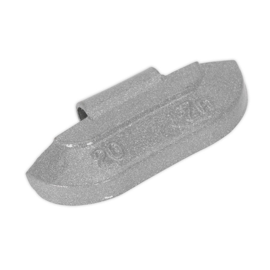 Sealey WWSH20 Wheel Weight 20g Hammer-On Zinc for Steel Wheels Pack of 100