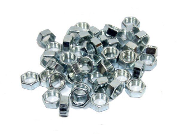 Forgefix 100NUT8 Hexagon Nut ZP M8 (Bag 100) FORNUT8M