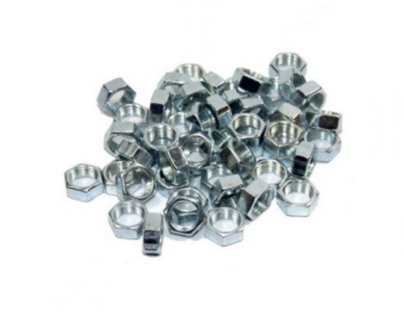 Forgefix 100NUT6 Hexagon Nut ZP M6 (Bag 100) FORNUT6M