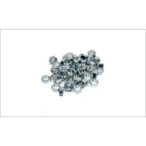 Lawson Hexagon Full Nut M2 Bright Zinc Plated 2mm (Packet of 2,000) 