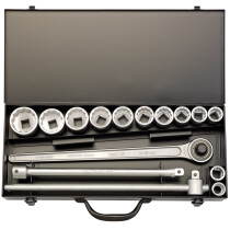 Elora 770-S10AZ 15 Piece 3/4" Square Drive Imperial Socket Set 00369