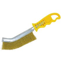 Osborn 0008462591 Wire Brush (Brass) Yellow Handled