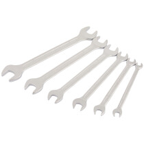Elora 100 S6MSB 6 Piece Long Metric Open End Spanner Set 01341