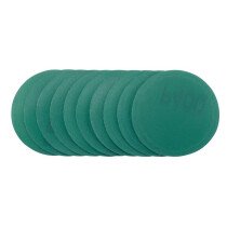 Draper 01070 SDWOD50 Wet And Dry Sanding Discs With Hook And Loop, 50mm, 400 Grit (Pack Of 10)