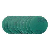 Draper 01083 SDWOD50 Wet And Dry Sanding Discs With Hook And Loop, 50mm, 600 Grit (Pack Of 10)