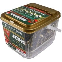 4.0mm x 60mm C2 Screw PZ2 CSK - ZYP (TUB) (Tub of 600) 40060C2TUB Timco