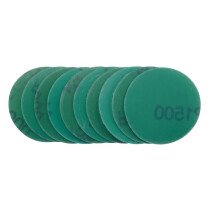 Draper 02012 SDWOD50 Wet And Dry Sanding Discs With Hook And Loop, 50mm, 1500 Grit (Pack Of 10)