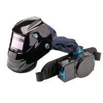Draper 02518 WHAFVS Expert Air Fed Papr Auto Darkening Welding Helmet, Black