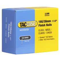 Tacwise 0296 16G/38mm Finish Nails Galvanised (Box of 2500) 