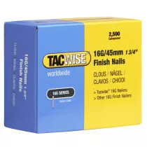Tacwise 0297 16G/45mm Finish Nails Galvanised (Box of 2500)
