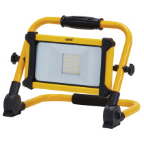 Draper 03183 Rechargeable Folding Site Light, 20W, 2200 Lumens 230V