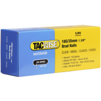 Tacwise 0399 18G/35mm Brad Nails Galvanised (Box of 5000)