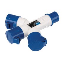 Draper 03720 230VSSP16 230 V 3 Way Splitter, 16 A