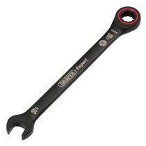 Draper 03881 8241MM/BK Expert Hi Torq® Metric Ratchet Combination Spanner, 10mm, Black