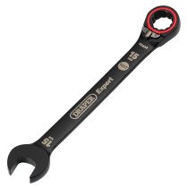 Draper 03905 8241RMM/BK Expert Hi Torq®  Metric Reversible Ratchet Combination Spanner, 15mm, Black