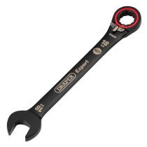 Draper 03908 8241RMM/BK Expert Hi Torq®  Metric Reversible Ratchet Combination Spanner, 18mm, Black
