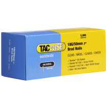 Tacwise 0401 18G/50mm Brad Nails Galvanised (Box of 5000)