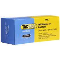 Tacwise 0400 18G/40mm Brad Nails Galvanised (Box of 5000)