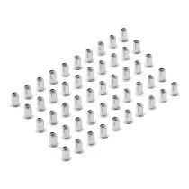 Draper 04053 RIVNUT6 Zinc Plated Threaded Insert Rivet Nuts, M6 X 1.0mm (Pack Of 50)