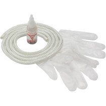 Lawson-HIS 6mm White Stove Rope Seal Kit