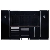 Draper 04402 MS400COMBO/16B Bunker® Modular Storage Combo With Stainless Steel Worktop (16 Piece)
