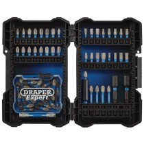 Draper 04932 Expert Impact Screwdriver Bit Set, 1/4" Hex 65 Piece