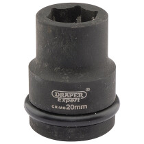 Draper 05001 419-MM Expert 20mm 3/4" Square Drive Hi Torq 6 Point Impact Socket