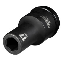 Draper 05049 419D-MM Expert 17mm 3/4" Square Drive Hi Torq 6 Point Deep Impact Socket