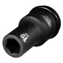 Draper 05051 419D-MM Expert 19mm 3/4" Square Drive Hi Torq 6 Point Deep Impact Socket