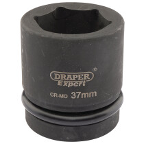 Draper 05117 425-MM Expert 37mm 1" Square Drive Hi Torq 6 Point Impact Socket