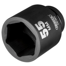 Draper 05156 425D-MM Expert 55mm 1" Square Drive Hi Torq 6 Point Deep Impact Socket